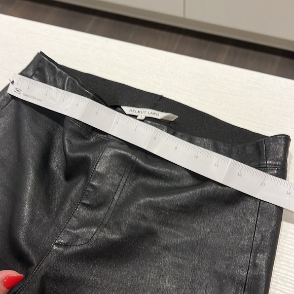 Helmut Lang black leather pants. - Picture 2 of 6
